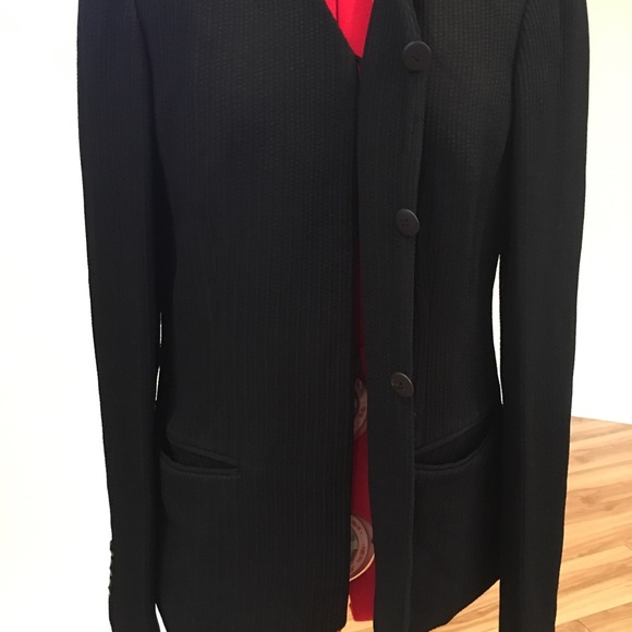 Emanuel ungaro black textured women’s blazer 6 - Picture 4 of 8